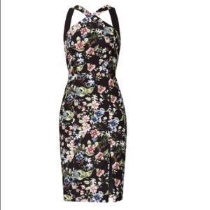 Aidan Mattox Floral Dress